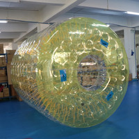 Balle Zorb Gonflable Transparente en TPU PVC de 1,0 mm pour la Marche sur l'Eau, 2,7x2,3m, Extérieur, Capacité <100kg, <5 Passagers, Garantie 2 Ans