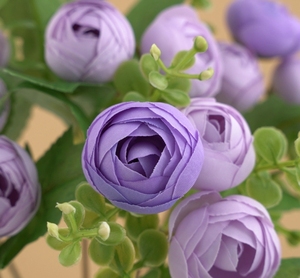 30Cm 2025 Hot Bán Hoa Nhân Tạo 15 Đầu Mô Phỏng Bó Hoa Trang Chủ Trang Trí Đám Cưới <span class=keywords><strong>Collocation</strong></span> - Product Image 4