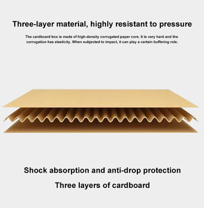 Boîte en carton imprimée durable rentable recherchée de logo personnalisé d'emballage d'expédition pour des événements de livraison de produit au détail - Product Image 4