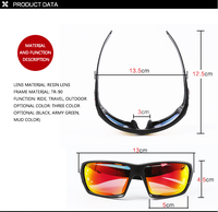Lunettes de tir ignifuges de haute qualité lentilles renforcées épaissies résistantes aux chocs lentilles remplaçables lunettes tactiques