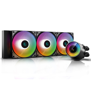 หม้อน้ำระบายความร้อนด้วยน้ำ DeepCool Bastion 360 V2 ARGB สำหรับซีพียู Intel AMD ระบบระบายความร้อนด้วยน้ำสำหรับพีซี พัดลมระบายความร้อนด้วยน้ำขนาด 360 มม. สำหรับซีพียู - Product Image 1