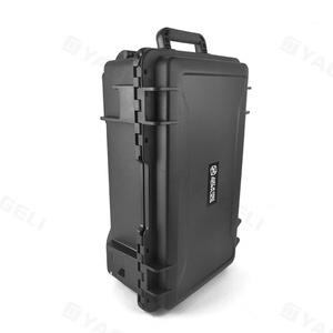 Estuche Rígido de Plástico Resistente al Agua Personalizado para Viajes y Camping con Ruedas, Modelo Negro, Venta al por Mayor - Product Image 2