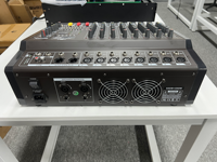 Console de mixage audio professionnelle PMX 8 canaux avec 16 effets DSP, 350 W x 2, mixeur actif, contrôleur DJ/console audio pour l'extérieur et la famille