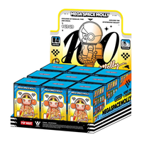 Nouveauté Original POPMART MEGA SPACE MOLLY 100% Anniversaire Série 4 Boîte Aveugle