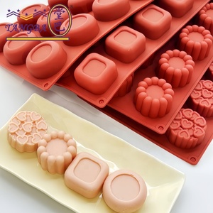 Tangba Mini Moule en Silicone pour Desserts Mousse Résistant aux Hautes Températures, Moule à Gâteau de Pâtisserie, Moule en Silicone DIY pour Bougies, Outil à Gâteau - Product Image 4