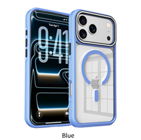 Coque de téléphone de haute qualité, électro-plaquée, magnétique, TPU+PC, protection 360°, antichoc, design professionnel, paysage urbain, 8 couleurs