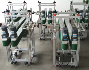 Có thể điều chỉnh tốc độ Mini chai bên kẹp chuyển kẹp băng tải không đáy với vành đai cao su để in ngày - Product Image 3