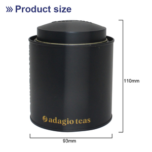 Chất Lượng Cao Sang Trọng Cổ Điển Vòng Kim Loại Có Thể Cấp Thực Phẩm Cho Trà Và Cà Phê Đậu Lưu Trữ Nhà Máy Chất Lượng Cao Lon - Product Image 2