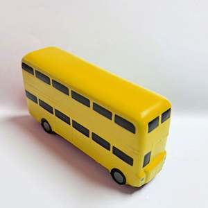 Imprint Logo <b>Foam</b> Double Decker <b>Bus</b> Stress Ball Soft Squeezable <b>Foam</b> <b>Bus</b> Shape Stress Reliever <b>Toys</b> for Promotion - Product Image 4