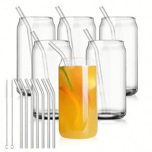 High Temperature Resistant Glass Straw Lid Set for Mason Cup Travel <b>Mug</b> - Product Image 6