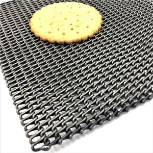 Bisküvi konveyör tel örgülü konveyör bisküvi tünel fırın örgü kemer - Product Image 5