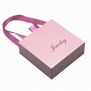 Hot Sell New Solid Color Baby Carriage Jewelry Hand Paper <b>Box</b> Simple Necklace Ring Jewelry Set <b>Packing</b> <b>Box</b> Valentine's Day <b>Box</b> - Product Image 6