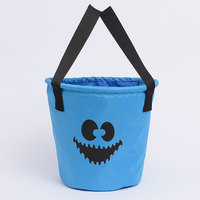 2025 nouveau personnalisé éclairer citrouille Halloween panier enfants truc ou traiter sac de bonbons lumière LED blanc Halloween seaux