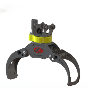 กรงเล็บจับไม้แบบหมุนได้ 360 องศา ใช้ได้กับรถขุดขนาด 1.5 ถึง 3 ตัน เครื่องจักรป่าไม้ เครื่องตัดไม้ กรงเล็บจับท่อนซุง - Product Image 1