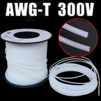Tubo de PTFE de Diámetro Pequeño, Manguera Capilar de PTFE Duradera, Tubo Flexible de Plástico PTFE