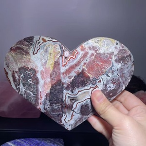 Venta al por Mayor de Piedras de Cristal Naturales Mixtas, Corazón Grande de <span class=keywords><strong>Amatista</strong></span> <span class=keywords><strong>y</strong></span> Cuarzo Rosa, para Decoración del Hogar - Product Image 6