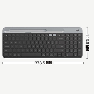Serie de moda Logitech K780 Multi-dispositivo inalámbrico Dual-Mode Switch <span class=keywords><strong>Laptop</strong></span> Keyboard - Product Image 2