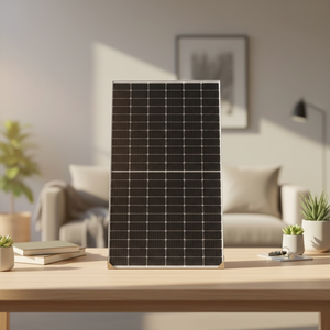 Module solaire monocristallin PERC bifacial double vitrage BIPV 430W-450W 166mm, efficacité 18,8%, noir - Product Image 1