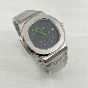 41MM自動機械式マンスウォッチ腕時計ロゴなしですでに遅れています - Product Image 2