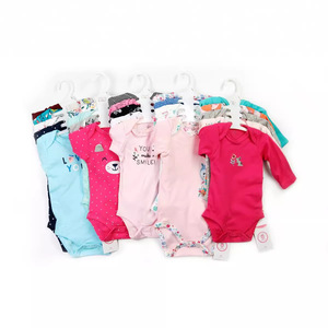 Conjunto de 5 Bodies de Algodão Dupla Face para Bebês Recém-Nascidos, Manga Longa, Sortidos para Meninos e Meninas - Product Image 1