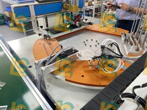 Độ chính xác cao Tự động xoay phẳng màn hình máy in Cai Trị PCB ROTARY Stencil máy in với LED UV làm khô hệ thống - Product Image 2