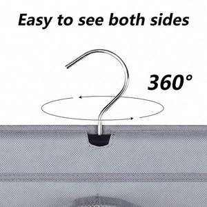 Organisateur suspendu sur porte à deux poches Simple Houseware pour chambre d'enfant, placard de bébé - Product Image 4