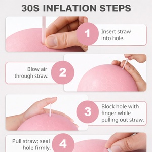 <span class=keywords><strong>Ballon</strong></span> d'exercice anti-éclatement OEM mini <span class=keywords><strong>de</strong></span> 8 pouces en PVC gonflable <span class=keywords><strong>pour</strong></span> Pilates, Yoga, renforcement du tronc et thérapie physique - Product Image 6