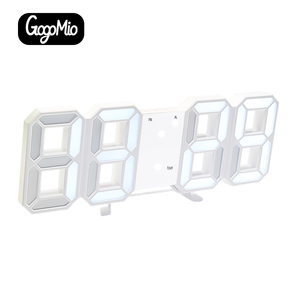 3D Stereo LED akıllı dijital alarmlı saat saat gece lambası masa saati aydınlık 3D LED ekran için aile çocuk çalışma odası - Product Image 1