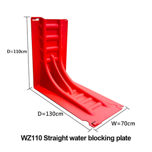 Barrière anti-inondation en ABS de type L Bei'hui, nouvelle génération, avec protection anti-corrosion rouge, taille personnalisée pour portes de garage - Product Image 6