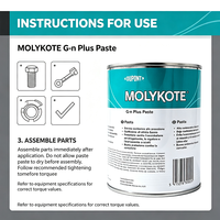 Pâte MOLYKOTE G-N PLUS, pâte anti-grippage au disulfure de molybdène, graisse lubrifiante haute température pour ascenseurs