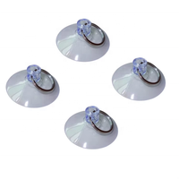 Direktlieferung ab Werk Kundenspezifische Spritzguss Umweltfreundliche Transparente PVC-Saugnapf Metallring Individuelle Farbe