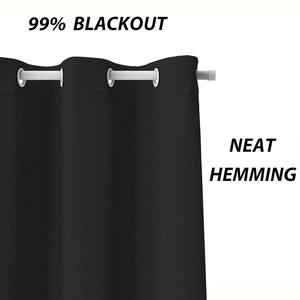 Rideaux occultants personnalisés avec œillets, draperies de fenêtre personnalisées, ajouter des photos, du <span class=keywords><strong>texte</strong></span>, personnalisé pour le salon, la chambre à coucher, le bureau, décoration - Product Image 6