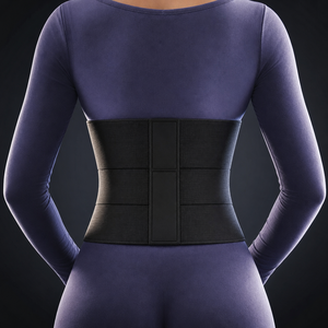 Faja Reductora Ajustable Negra Elástica para Control Abdominal, Soporte Postural y Moldeado Corporal para Gimnasio y Fitness - Product Image 5