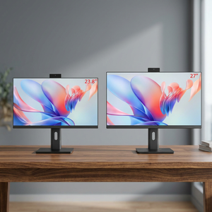 Monitor LCD IPS DK238/DK270-M de 23.8/27 Pulgadas, 1920x1080, Pantalla Ancha, HDMI, Cámara Integrada, Gris, para Uso en Oficina y Negocios - Product Image 2