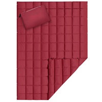 Manta de Camping Convertible para Exteriores, Poncho Impermeable y Compresible, Manta de Viaje para Senderismo y Uso Diario