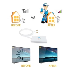 Amplificador de Señal de Antena de Panel 3G4G, Antena <span class=keywords><strong>4G</strong></span> LTE, Conector Dual SMA TS9 CRC9, Cable de 2 Metros para Módem Router <span class=keywords><strong>Huawei</strong></span> E8372 <span class=keywords><strong>E3372</strong></span> B315 - Product Image 5