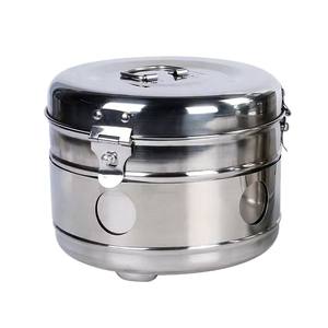 Tanque de Almacenamiento de Acero Inoxidable Medco, Redondo, Multitamaño, Engrosado, de Grado Médico, para Esterilización de Toallas - Product Image 5