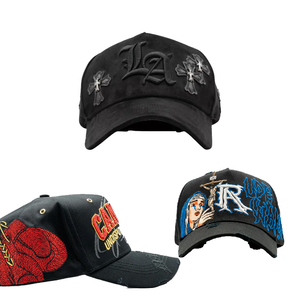 Sombreros de Lona de Alta Calidad, 31 Gorras Deportivas de Béisbol con Visera Curva y Pedrería, Ajustables, Transpirables e Impermeables - Product Image 1