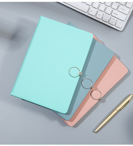 A5 pu leather Business quaderno personalizzato set di cancelleria regalo diario di Design semplice agenda in pelle con inserto in carta - Product Image 3