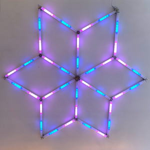 RGB Color Changing Hexagon LED Light Honeycomb Design Car Wash Station Garage Ceiling Lamp Auto Detailing Lighting Fixture - Product Image 1