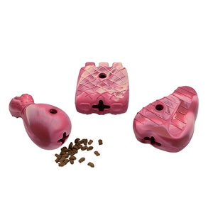 Famipet, venta al por mayor, nuevo diseño, goma Natural resistente, tratamiento dispensador, juguete indestructible para perros, juguete masticable para mascotas para masticadores agresivos - Product Image 1