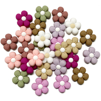 Nouvelles attaches-sucettes en silicone en forme de fleur, perles pour bébé, accessoires de chaîne de tétine DIY