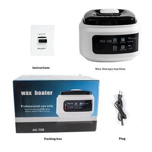 Venda quente Multi-função Dupla Temperatura Display <span class=keywords><strong>Wax</strong></span> Bean Aquecedor Casa Rápida Cabelo Remoção Tool Kit Cera Elétrica Aquecedor Máquina - Product Image 2