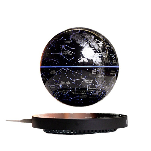 HCNT Factory Price Magnetic Levitating Starry Sky Lamp Floating Table Lamp Creative Gift LED Decorative Table Lamp