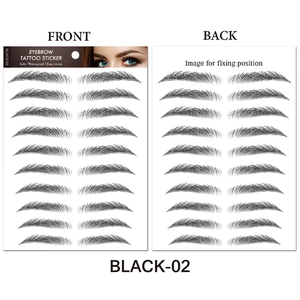 Wholesale New Waterproof Temporary 3D <strong>Eyebrow</strong> Transfer <strong>Tattoo</strong> <strong>Stickers</strong> Black and Brown Suppliers Available for <strong>Men</strong> and Women