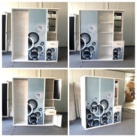 Fabricant de placards en acier sur mesure, coiffeuse moderne en acier avec miroir pour chambre à coucher