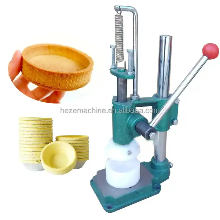 Crust Form Automatic Mold Egg Production Puff Pastry Cheese Pie Boat Make Pineapple Tart Shell Machine