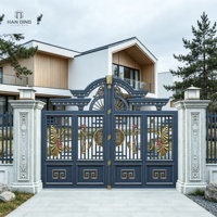 Sistema de Puerta Corredera Automática de Aleación de Aluminio con Control Remoto Eléctrico para Villa, Patio, Parque, Uso Industrial, Fábrica OEM