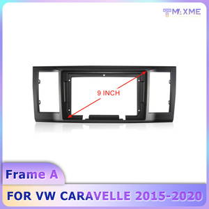 Cadre d'installation pour autoradio 9 pouces, fourni par l'usine, pour VW <span class=keywords><strong>Caravelle</strong></span> 2015-2020, accessoires intérieurs, panneau de fixation - Product Image 3