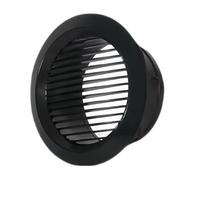 Grille de ventilation ronde en plastique pour systèmes de chauffage/refroidissement muraux et de plafond, installation facile